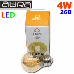 (내셔날) LED 4W 에디슨 볼구 4W 디밍 G45 26베이스 (밝기조절가능-디머) SR산전조광기용