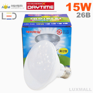 (아림산업) 데이타임 LED PAR30 15W 컬러색구 26베이스 확산형