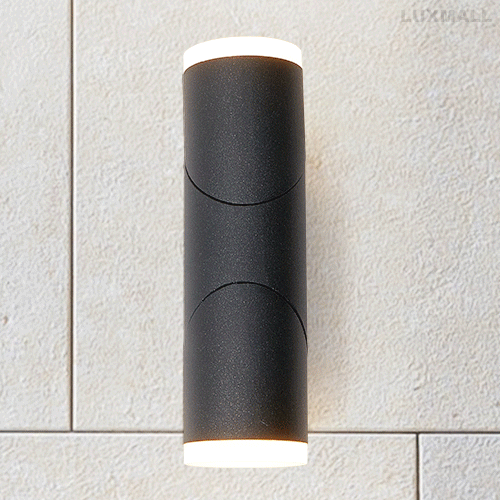 LED 10W 원스캔 회전 2등 벽등 (실내/외부 겸용).