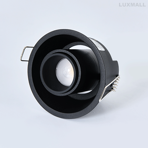 LED COB 10W 머시아 매입등 백색,흑색 75파이.