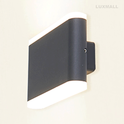 LED 8W 하피 2등 벽등 (실내/외부 겸용).